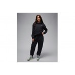 Jordan Brooklyn Fleece Γυναικείο Φούτερ με Κουκούλα Μαύρο