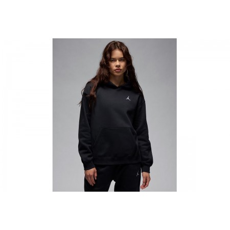 Jordan Brooklyn Fleece Γυναικείο Φούτερ με Κουκούλα Μαύρο