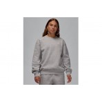 Jordan Brooklyn Fleece Γυναικεία Μακρυμάνικη Μπλούζα Γκρι