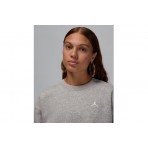 Jordan Brooklyn Fleece Γυναικεία Μακρυμάνικη Μπλούζα Γκρι