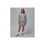 Jordan Brooklyn Fleece Γυναικεία Μακρυμάνικη Μπλούζα Γκρι