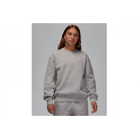 Jordan Brooklyn Fleece Γυναικεία Μακρυμάνικη Μπλούζα Γκρι