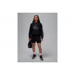 Jordan Brooklyn Fleece Γυναικείο Αθλητικό Σορτς Μαύρο