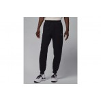 Jordan Brooklyn Fleece Ανδρικό Παντελόνι Φόρμας Μαύρο