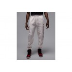 Jordan Brooklyn Fleece Ανδρικό Παντελόνι Φόρμας Εκρού