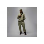 Jordan Brooklyn Fleece Ανδρικό Παντελόνι Φόρμας Χακί
