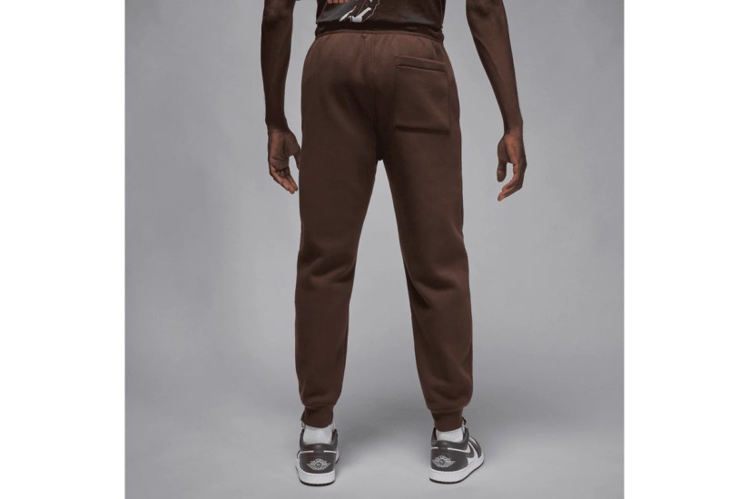 Jordan Brooklyn Fleece Ανδρικό Παντελόνι Φόρμας Καφέ