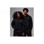 Jordan Brooklyn Fleece Ανδρικό Φούτερ με Κουκούλα Μαύρο