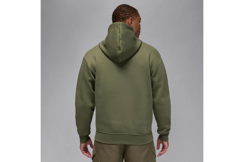Jordan Brooklyn Fleece Ανδρικό Φούτερ με Κουκούλα Χακί