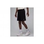 Jordan Brooklyn Fleece Ανδρική Αθλητική Βερμούδα Μαύρη