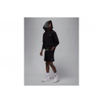 Jordan Brooklyn Fleece Ανδρική Αθλητική Βερμούδα Μαύρη