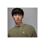 Jordan Brooklyn Fleece Ανδρική Μακρυμάνικη Μπλούζα Χακί