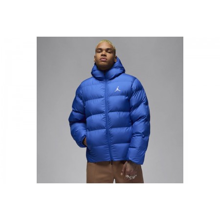 Jordan Brooklyn Ανδρικό Μπουφάν Puffer Μπλε