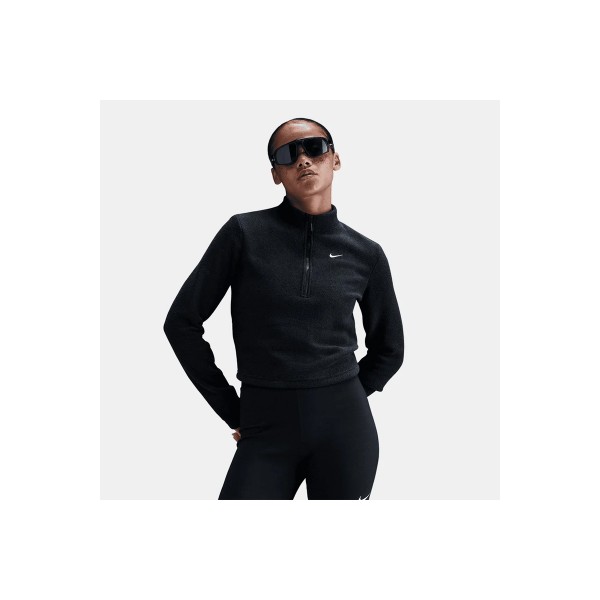 Nike Sportswear Phoenix Μπλούζα Fleece Με Φερμουάρ Γυναικεία (FV8028 010)