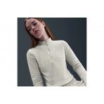 Nike Sportswear Phoenix Plush Γυναικεία Μακρυμάνικη Μπλούζα με Φερμουάρ Μπεζ