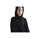 Nike One Γυναικείο Φούτερ με Κουκούλα Μαύρο