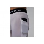 Jordan Sport Dri-FIT Ανδρικό Κοντό Κολάν Λευκό