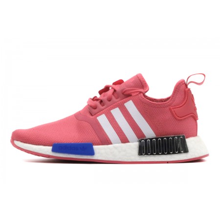 Adidas Originals NMD_R1 Γυναικεία Sneakers Ροζ, Ασημί, Ρουά