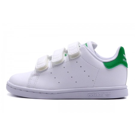Adidas Originals Stan Smith Βρεφικά Sneakers Λευκά, Πράσινα