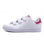 Adidas Originals Stan Smith Παιδικά Sneakers Λευκά, Φούξια