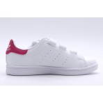 Adidas Originals Stan Smith Παιδικά Sneakers Λευκά, Φούξια