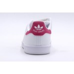 Adidas Originals Stan Smith Παιδικά Sneakers Λευκά, Φούξια