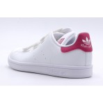 Adidas Originals Stan Smith Παιδικά Sneakers Λευκά, Φούξια