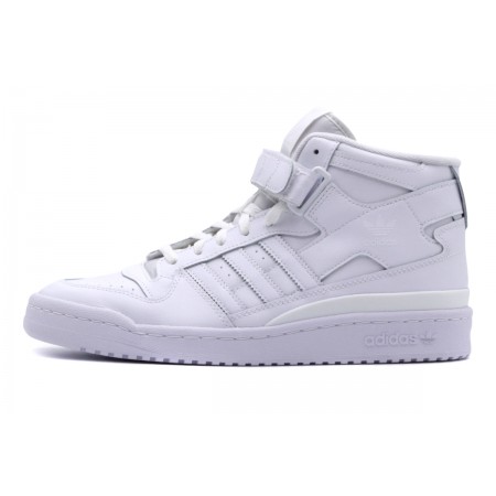 Adidas Originals Forum Mid Ανδρικά Sneakers Λευκά