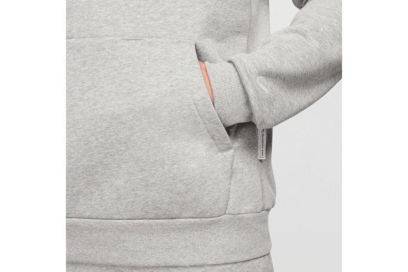 Nike Standard Issue Ανδρικό Φούτερ με Κουκούλα Γκρι