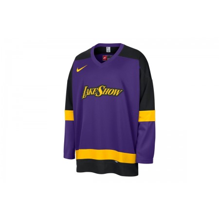 Νike NBA Los Angeles Lakers City Edition Μακρυμάνικη Μπλούζα
