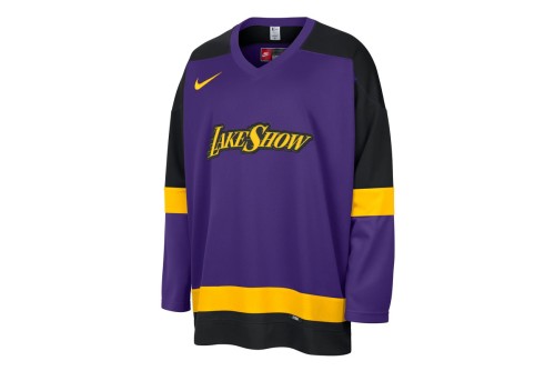 Nike Nba Los Angeles Lakers City Edition Μπλούζα Με V Ανδρική (FZ0349 504)