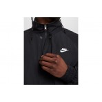 Nike Club Futura Ανδρικό Αντιανεμικό Μπουφάν Μαύρο