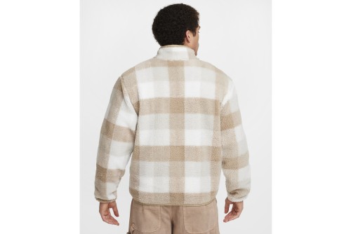 Nike Club Winterized Μπλούζα Sherpa Fleece Με Φερμουάρ Ανδρικό (FZ0896 247)