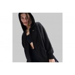 Nike Sportswear Phoenix Plush Γυναικεία Ζακέτα Με Κουκούλα Μαύρη