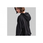Nike Sportswear Phoenix Plush Γυναικεία Ζακέτα Με Κουκούλα Μαύρη