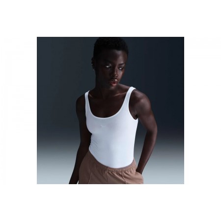 Nike Sportswear Chill Knit Γυναικεία Αμάνικη Μπλούζα Λευκή