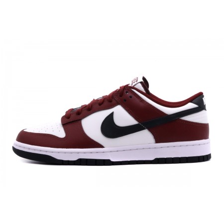 Nike Dunk Low Ανδρικά Sneakers Μπορντό, Μαύρα, Λευκά