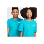 Nike Sportswear Παιδικό Κοντομάνικο T-Shirt Τυρκουάζ