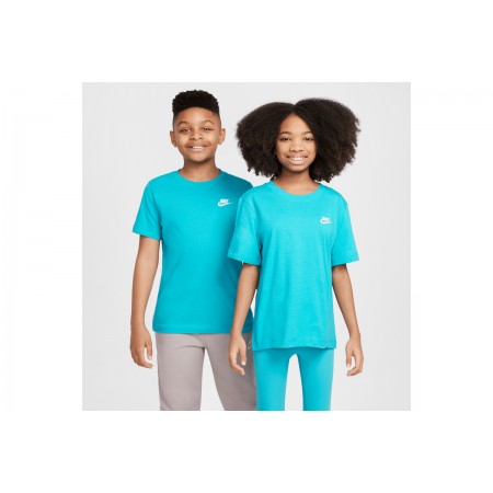 Nike Sportswear Παιδικό Κοντομάνικο T-Shirt Τυρκουάζ