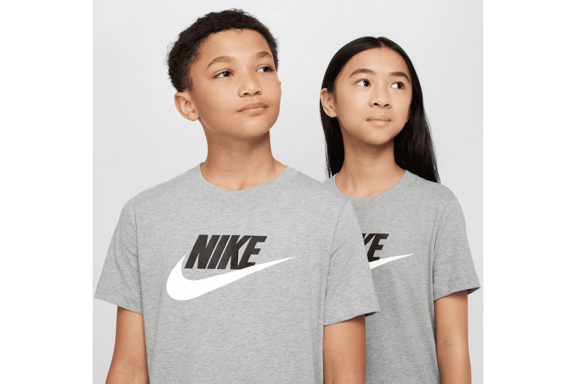 Nike Sportswear Essentials Παιδικό Κοντομάνικο T-Shirt Γκρι