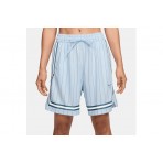 Nike Fly Crossover Γυναικεία Μπασκετική Βερμούδα Σιέλ, Πετρόλ, Λευκή