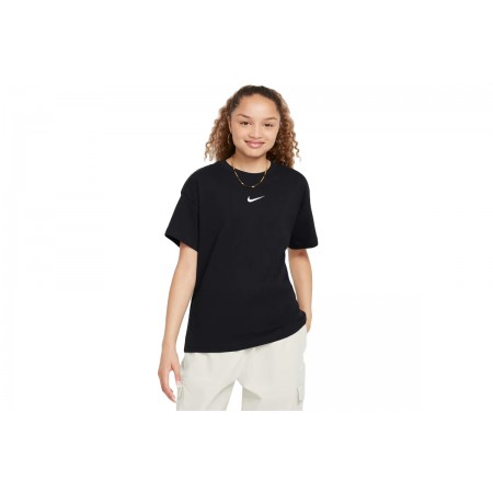 Nike Sportswear Essential Παιδικό Κοντομάνικο T-Shirt Μαύρο