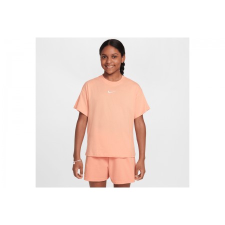 Nike Sportswear Essential Παιδικό Κοντομάνικο T-Shirt Πορτοκαλί