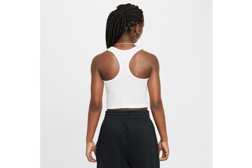 Nike Sportswear Ribbed Μπλούζα Αμάνικη (FZ5551 100)