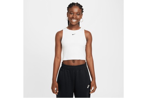 Nike Sportswear Ribbed Μπλούζα Αμάνικη (FZ5551 100)