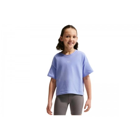Nike Sportswear Essential Παιδικό Κοντομάνικο T-Shirt Λεβάντα