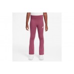 Nike Sportswear Classic High-Waisted Μακρύ Κολάν Βυσσινί