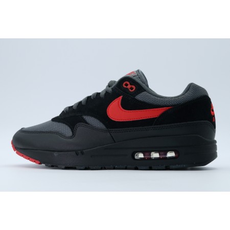 Nike Air Max 1 Essential Ανδρικά Sneakers Μαύρα, Ανθρακί, Κόκκινα