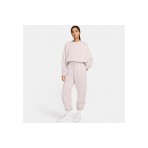 Nike Sportswear Phoenix Fleece Γυναικείο Παντελόνι Φόρμας Ροζ