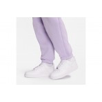 Nike Sportswear Phoenix Fleece Γυναικείο Παντελόνι Φόρμας Λιλά